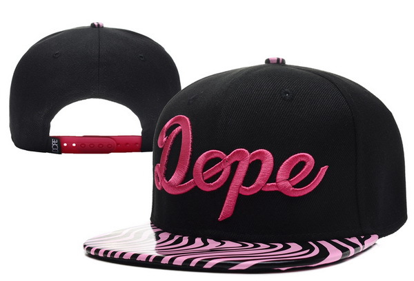 Dope Retro Black Snapback Hat XDF 3 0528